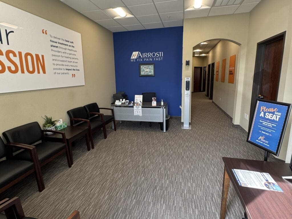 Lobby at Airrosti Flower Mound