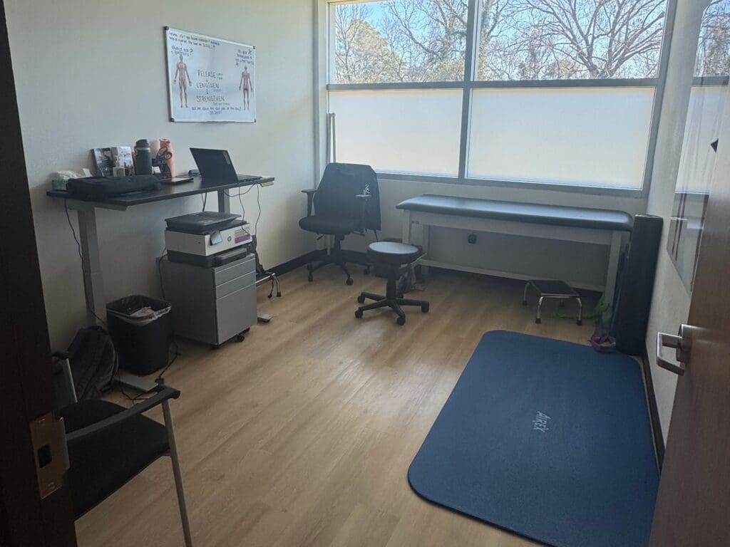 Recovery room at Airrosti Love Field