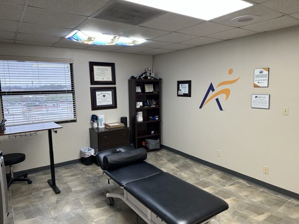 Treatment room at Airrosti Brenham