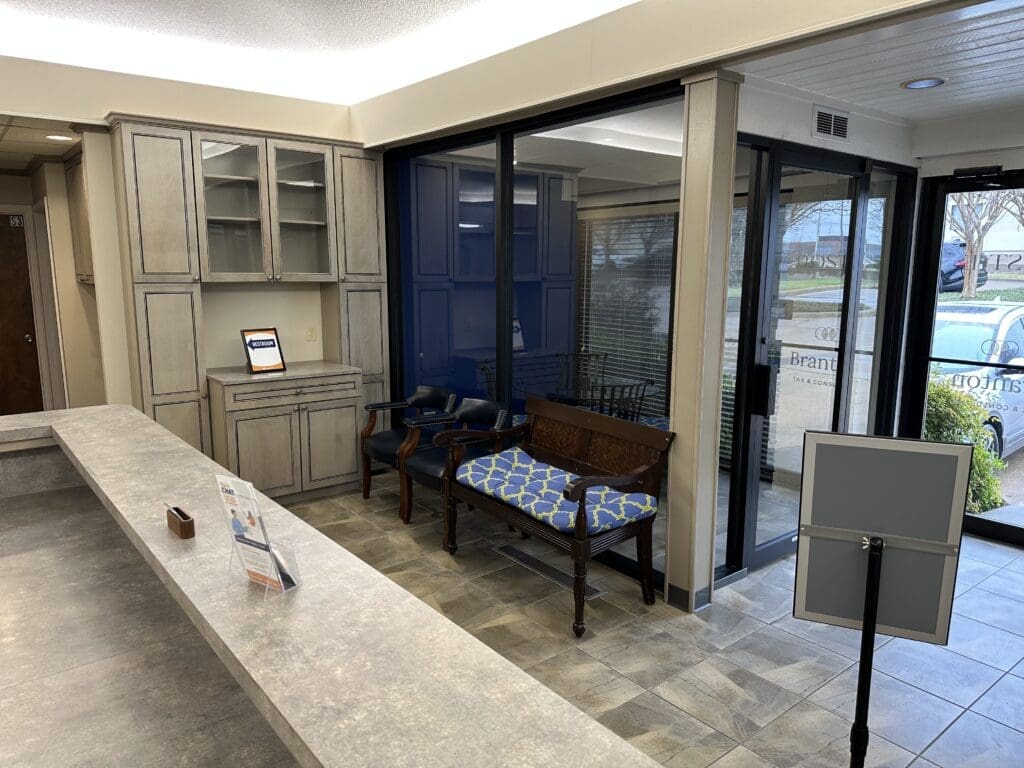 Lobby at Airrosti Brenham