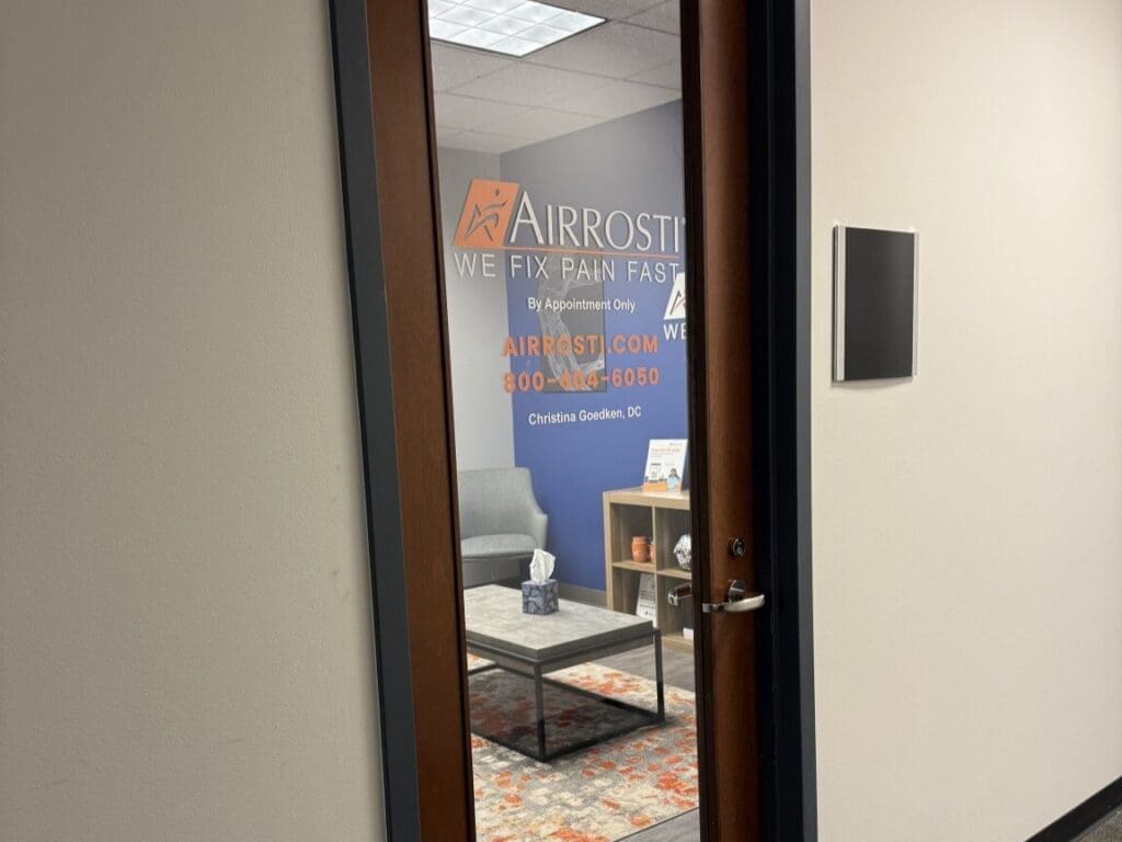 interior entrance to Airrosti Charlottesville