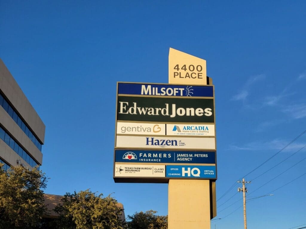 Exterior marquis at Airrosti Abilene