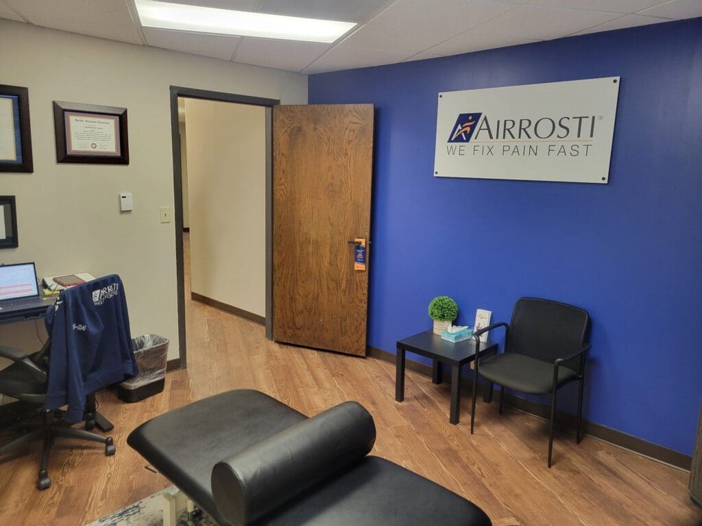 Treatment room at Airrosti Abilene