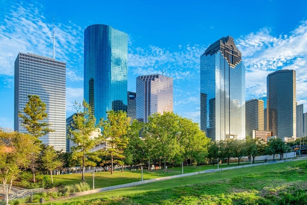 Houston Texas Downtown view